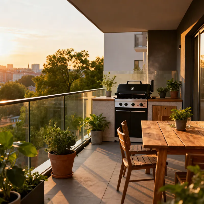 Varanda, Residencial Trevo Azul